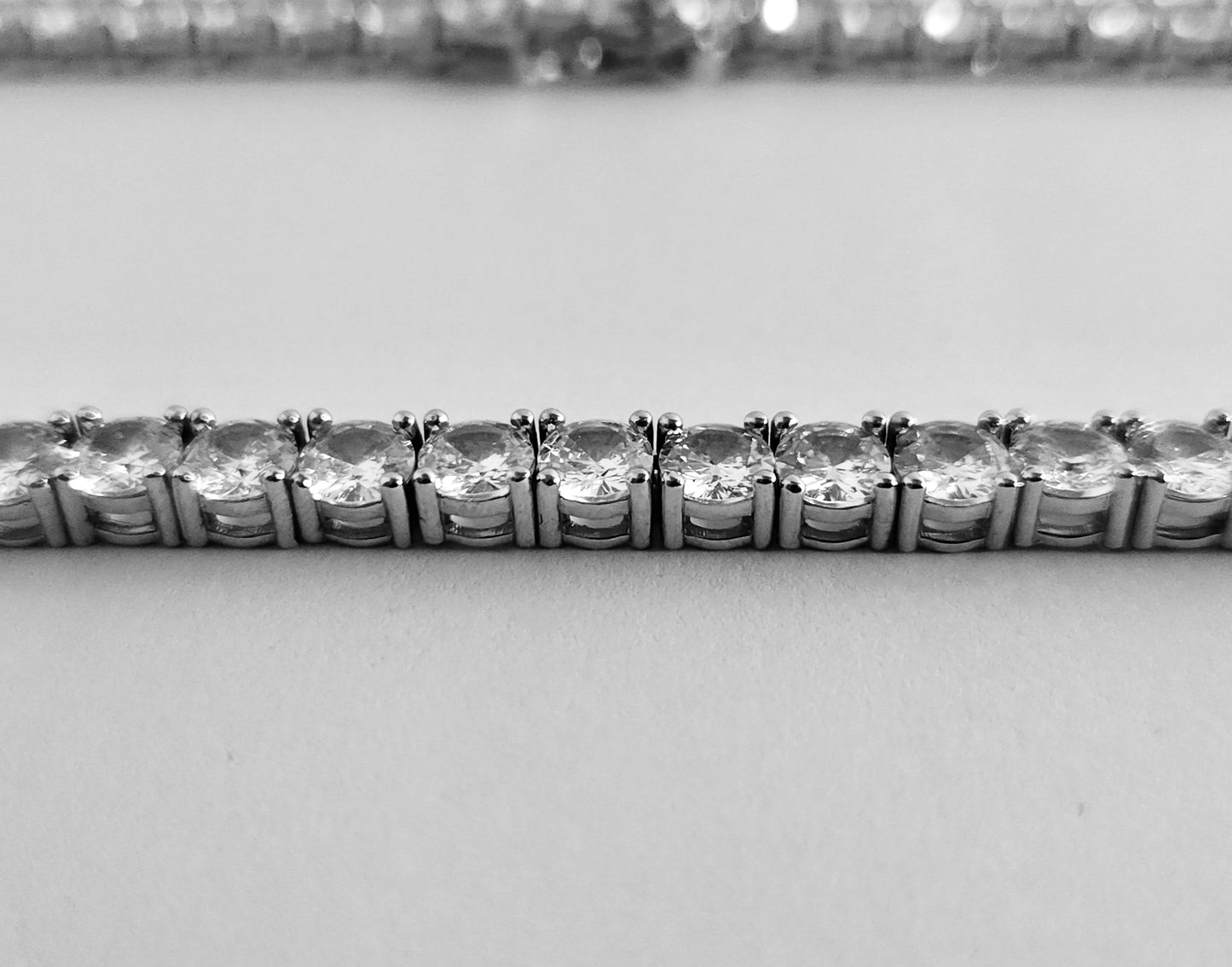 D Color VVS Moissanite Tennis Chain – S925 Silver