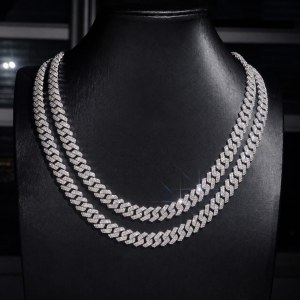 10mm Moissanite Cuban Chain