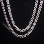 10mm Moissanite Cuban Chain