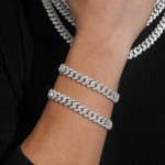 10mm Moissanite Cuban Chain