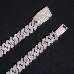 13mm Moissanite Cuban Chain