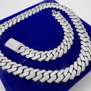 Moissanite Cuban Chain - All Sizes