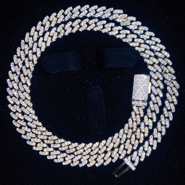 6mm Moissanite Cuban Chain