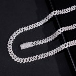 8mm Moissanite Cuban Chain