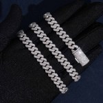 8mm Moissanite Cuban Chain